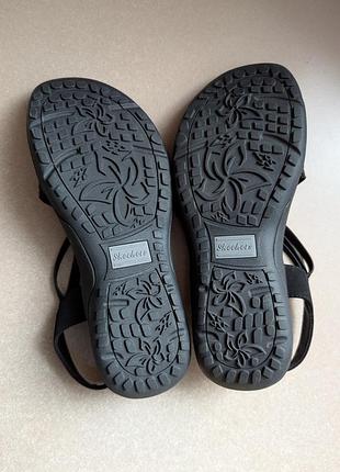 Сандалии босоножки skechers reggae slim simply stretch (наш 37) новые женские черные 10