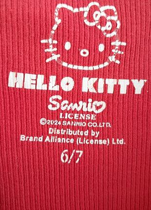 Реглан с китти hello kitty 6-7л 3