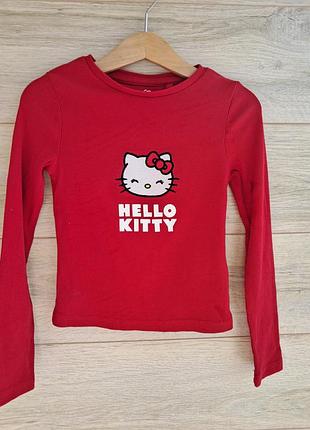 Реглан с китти hello kitty 6-7л