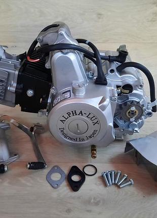 Двигун delta/alpha/viper active-110cc (півавтомат, чавунний циліндр) для мопедів: альфа, дельта, вайпер