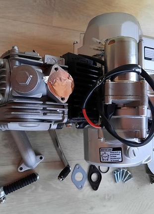 Двигатель delta/alpha/viper active-110cc (полуавтомат, чугунный цилиндр) для мопедов: альфа, дельта, вайпер 5