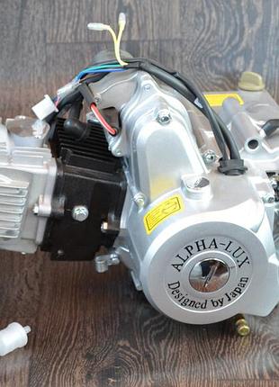 Двигун delta/alpha/viper active-110cc (механіка, чавунний циліндр) для мопедів: альфа + подарунок карбюратор