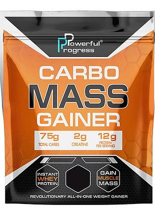 Гейнер powerful progress carbo mass gainer, 4 кг лесной орех