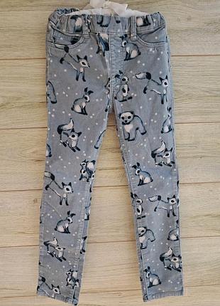 Вельветовые скини h&m 6-7л вельветовые штаны h&m