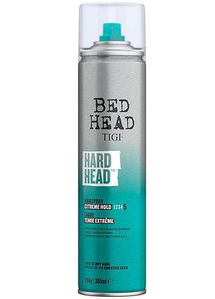 Лак для волос экстримальной фиксации hard head hairspray tigi, 385 мл