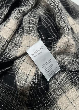 Checked viscose maxi — клітчаста сукня coco т4 7