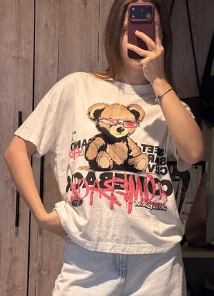 Bershka | футболка з принтом