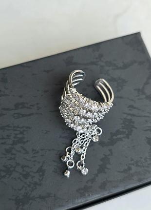 Каблучка silver crysrals starfall