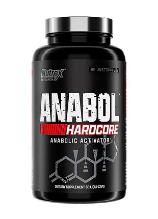 Спортивний комплекс nutrex anabol hardcore для силових тренувань, 60 капсул