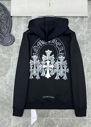 🔥 худі chrome hearts triple cross