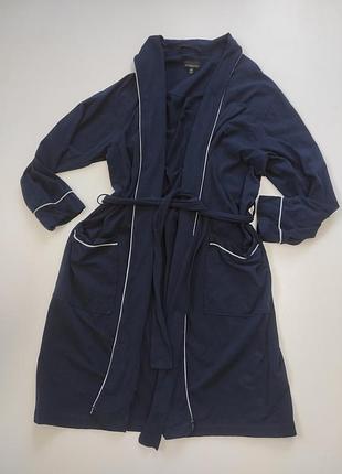 Женский тонкий натуральный халат xl/xxl турция ог 130см