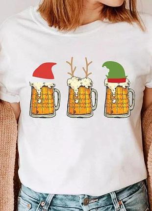 Футболка christmas beer