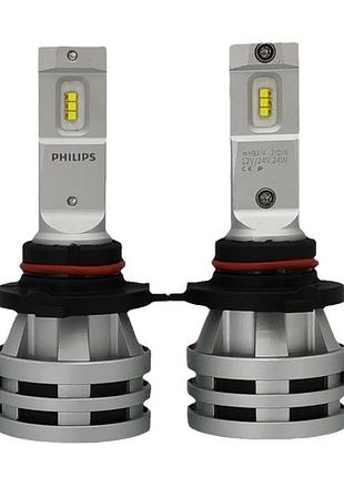 Автомобильные светодиодные лампы philips ultinon pro3101 led h7-6000k 24w набор из 2 шт белый цвет