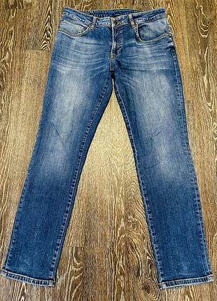 Котонові чоловічі джинси mario conti denim slim steve