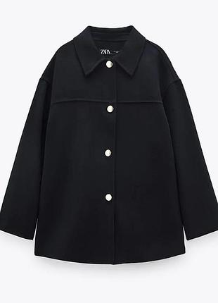 Пальто жакет вовна zara
