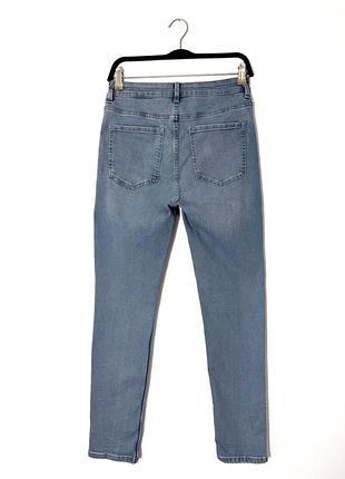 Голубые женские джинсы слим marks &amp; spencer the lily 4