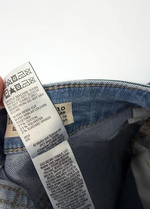 Голубые женские джинсы слим marks &amp; spencer the lily 6