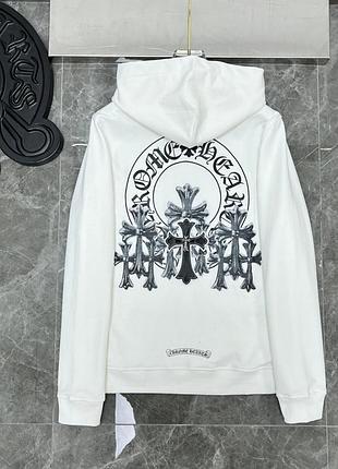 Худі chrome hearts triple cross horseshoe