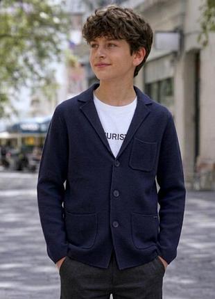Трикотажный пиджак жакет школа zara 258 164