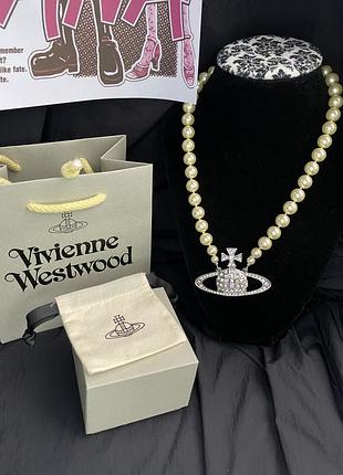 Vivienne westwood one row pearl choker