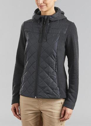Женская гибридная куртка-кофта quechua decathlon nh100 hybrid (размер l)писная товара: