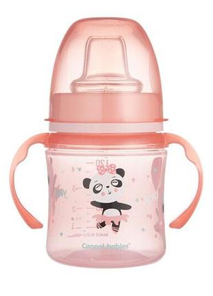 Кружка тренировочная canpol babies easystart 120 мл - sweet fun розовая