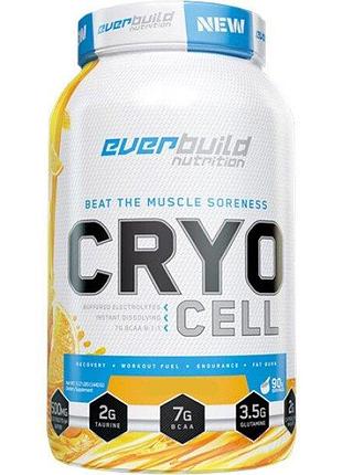Незаменимые аминокислоты everbuild nutrition cryo cell bcaa 8:1:1, 1.4 кг - манговый пунш