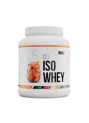 Протеїн mst nutrition clear iso whey, 500 грам - персиковий чай