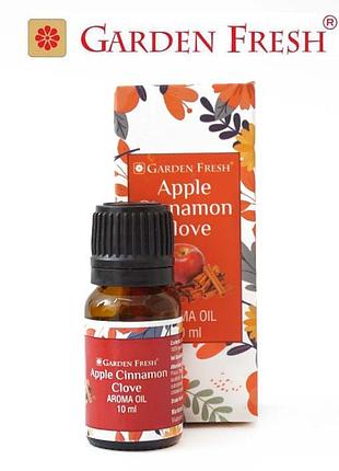 Ароматична олія яблуко кориця гвоздика garden fresh apple cinnamon clove oil 10ml.