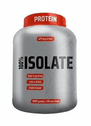 Сивороточный изолят sporter 100% isolate, 1.8 кг - печенье-крем