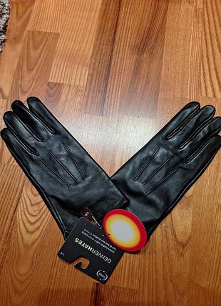 Кожаные перчатки бренда denver hayes с утеплителем t-max heat размера l/g (large/grand)