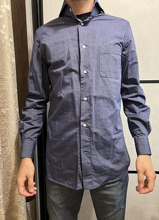 Рубашка мужская blue grigio