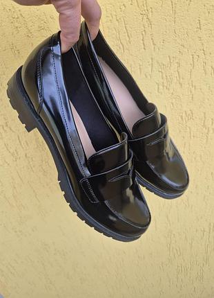 Мокасины 43-44 р кожа