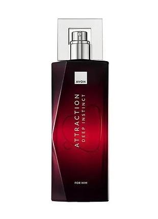 Avon парфюмная вода attraction deep instinct для него, 75 мл