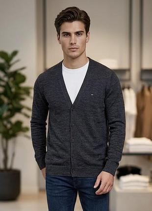 Чоловічий кардиган tommy hilfiger, брендовий кардиган чоловічий