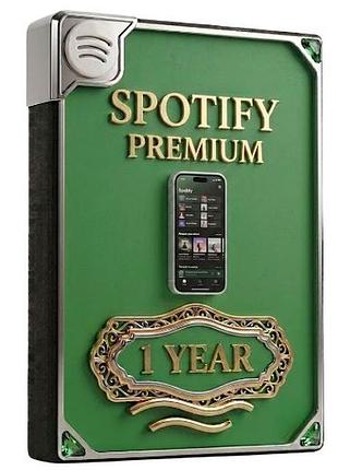 Spotify premium на 1 год – потоковая передача музыки