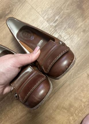 Шкіряні туфлі tod’s розмір 39 1/2 2