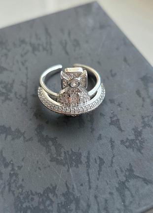 Каблучка silver stellar saturn vivienne eeswood 4