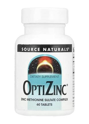 Оптицинк®, source naturals, 60 таблеток, для ежедневного рациона.