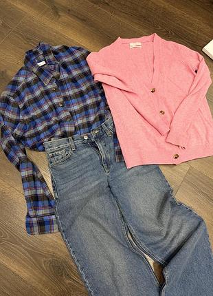 Джинси та сооочка mango ,кардиган m&s 2