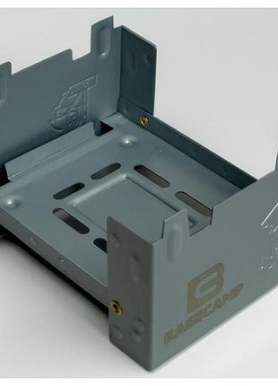 Горелка раскладная base camp для сухого горючего pocket stove 50700
