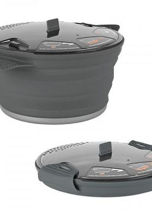 Кастрюля складная sea to summit x-pot 2.8l pacific grey