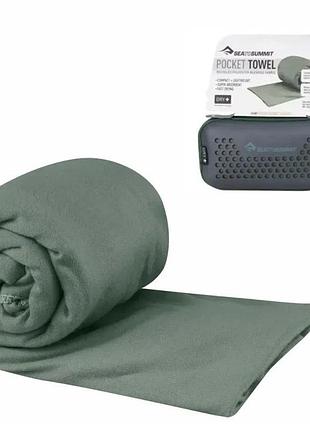 Полотенце sea to summit pocket towel xl sage