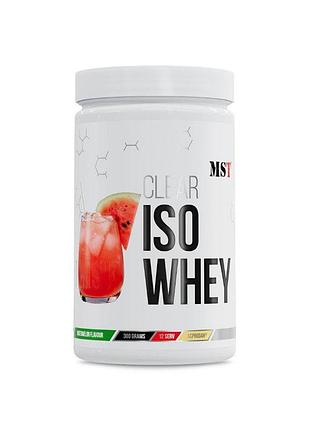 Протеїн mst nutrition clear iso whey, 300 грам - кавун