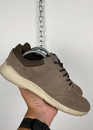 Ecco irving мужские кожаные кроссовки 43