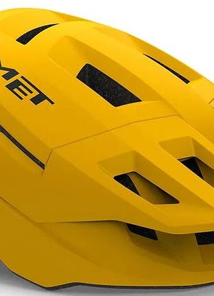 Шолом велосипедний met shelter ce burned yellow matt