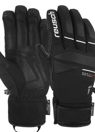 Чоловічі гірськолижні рукавички reusch thunder r-tex xt white/black
