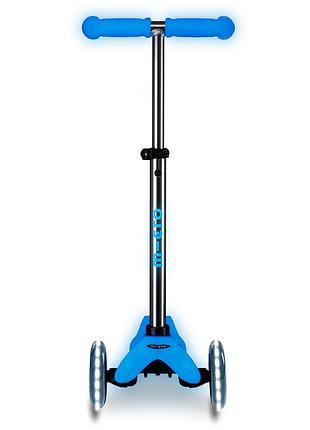 Самокат micro серии mini deluxe glow led – арктический синий 6