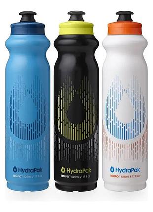 Набор бутылок hydrapak tempo bottle 3-pack 525ml running water bottle