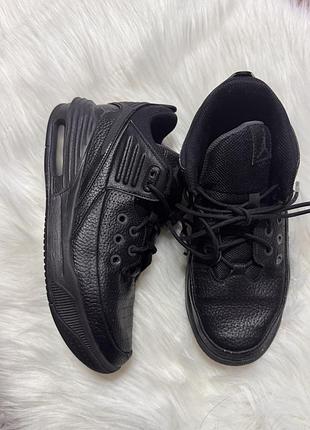 Кросівки чорні хайтопи nike 37.5 23.5 -24 см